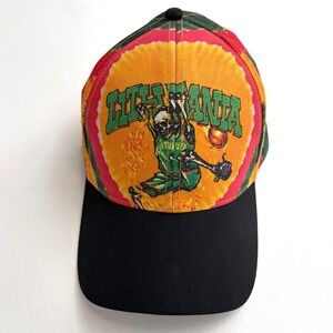Lithuania Basketball Grateful Dead Liquid Blue Hat Size L XL Vintage
